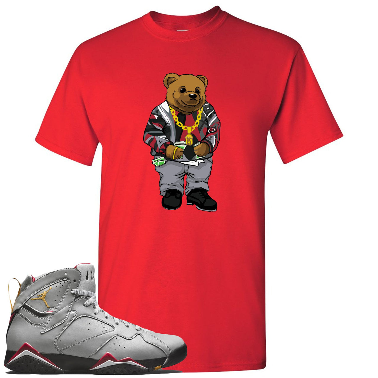 Reflections of a Champion 7s T Shirt | Sweater Bear, Red