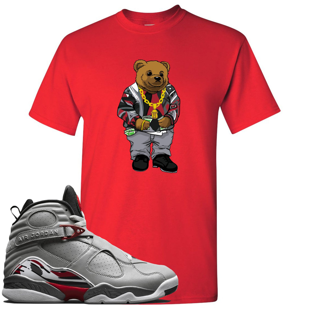 Reflections of a Champion 8s T Shirt | Sweater Bear, Red