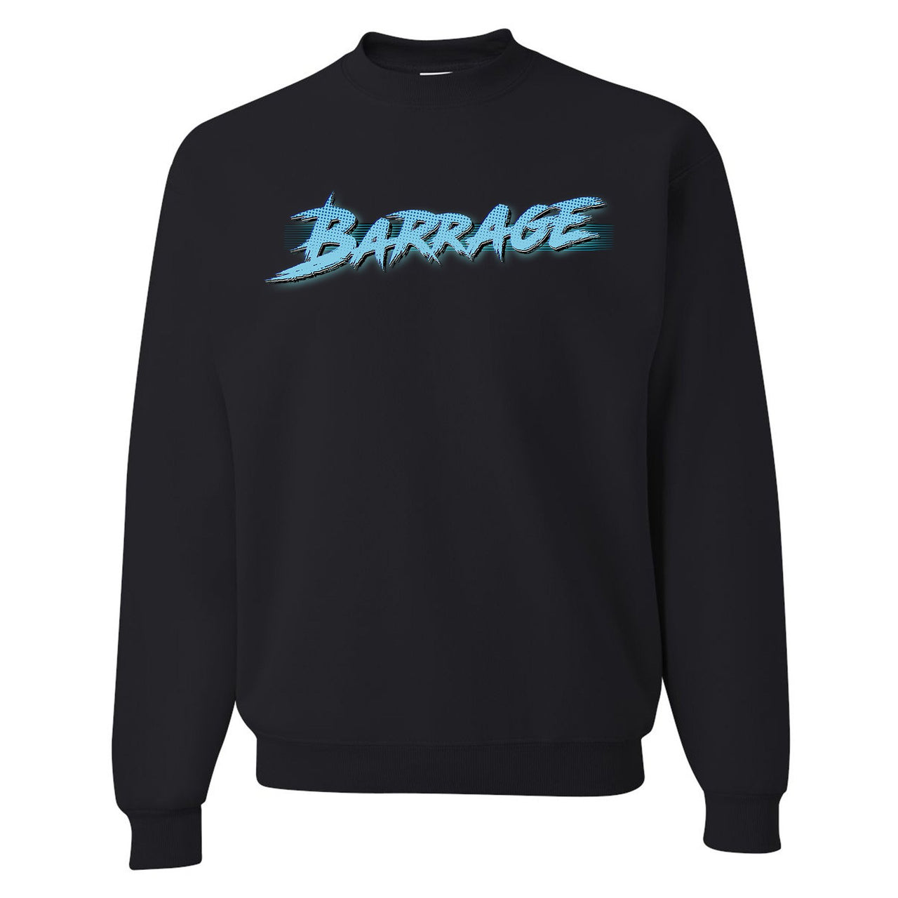 Cabana Mid Barrages Crewneck Sweatshirt | Barrage, Black