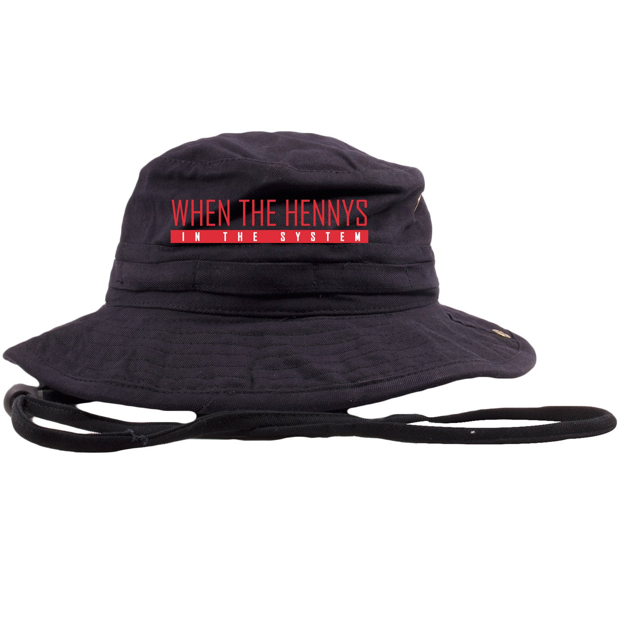 Bred 2019 4s Bucket Hat | When the Hennys, Black