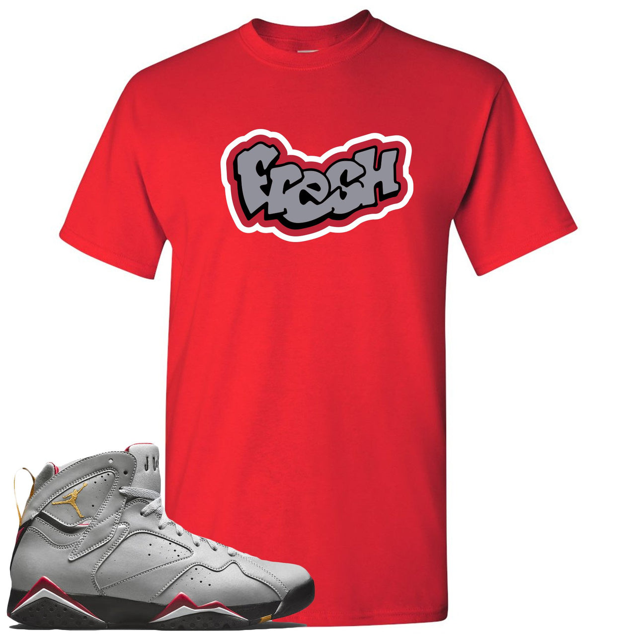 Reflections of a Champion 7s T Shirt | Fresh Logo, Red