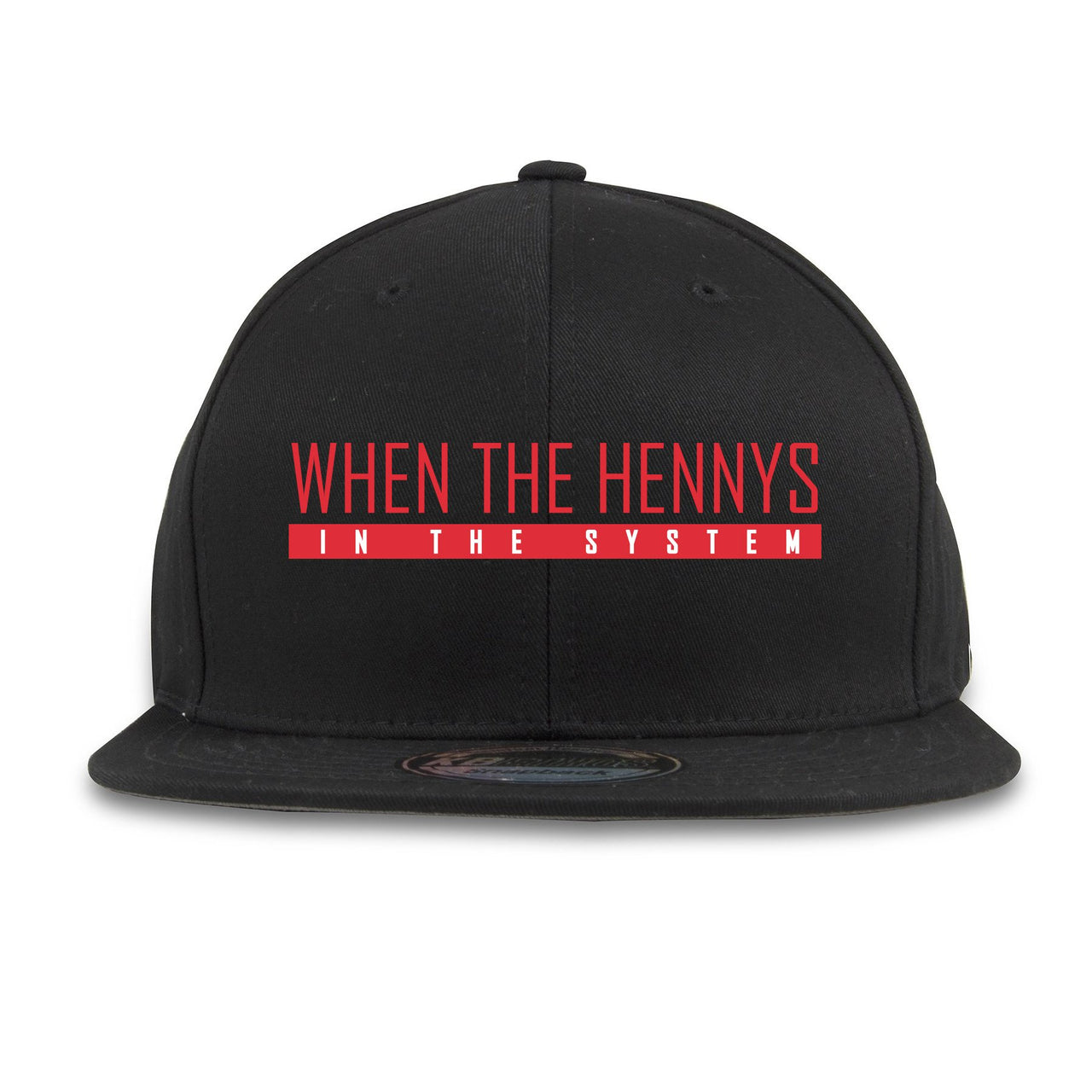 Bred 2019 4s Snapback | When the Hennys, Black