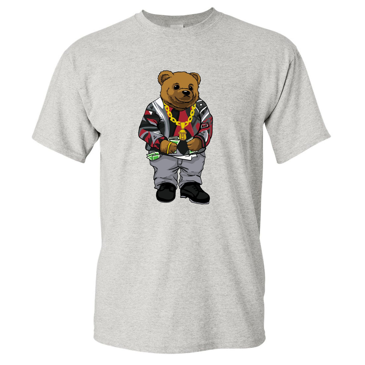 Reflections of a Champion 8s T Shirt | Sweater Bear, Sports Gray