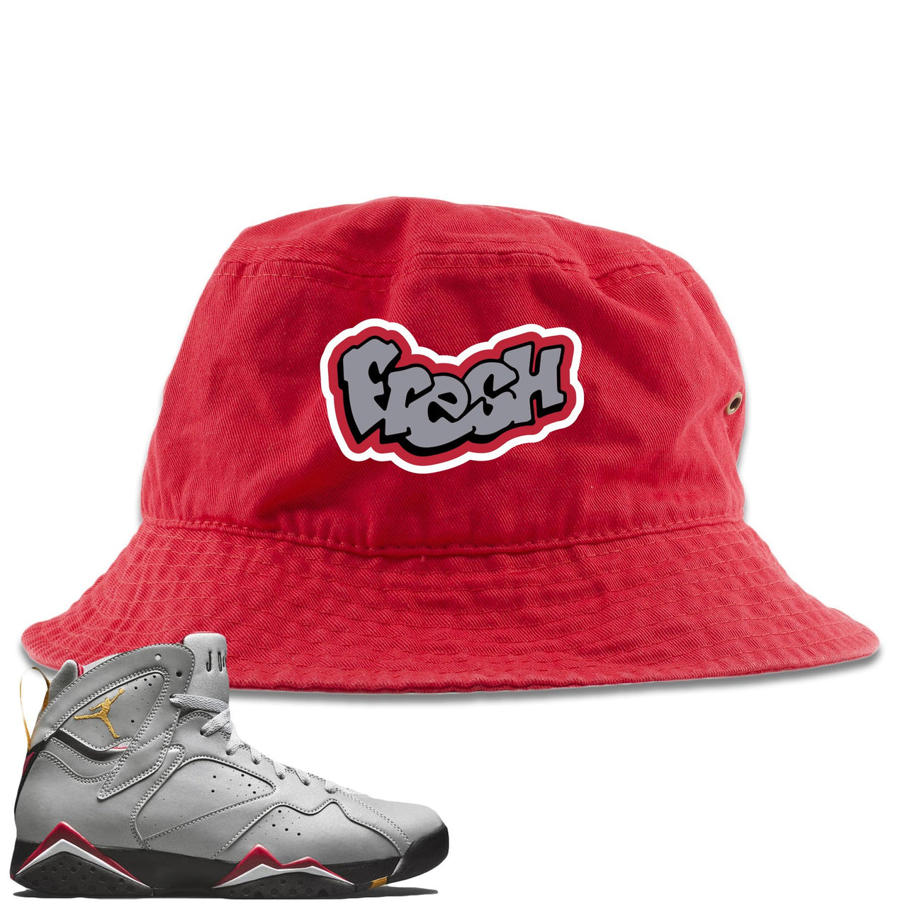 Reflections of a Champion 7s Bucket Hat | Fresh Logo, Red