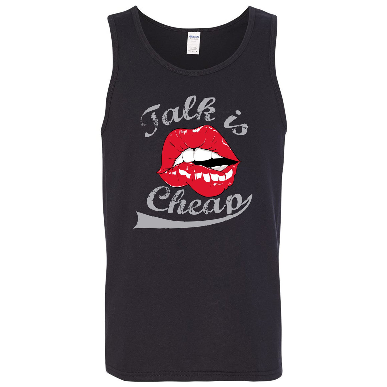Reflections of a Champion 8s Mens Tank Top | Talking Lips, Black