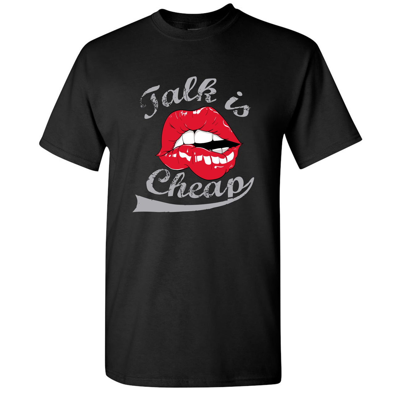 Reflections of a Champion 7s T Shirt | Talking Lips, Black