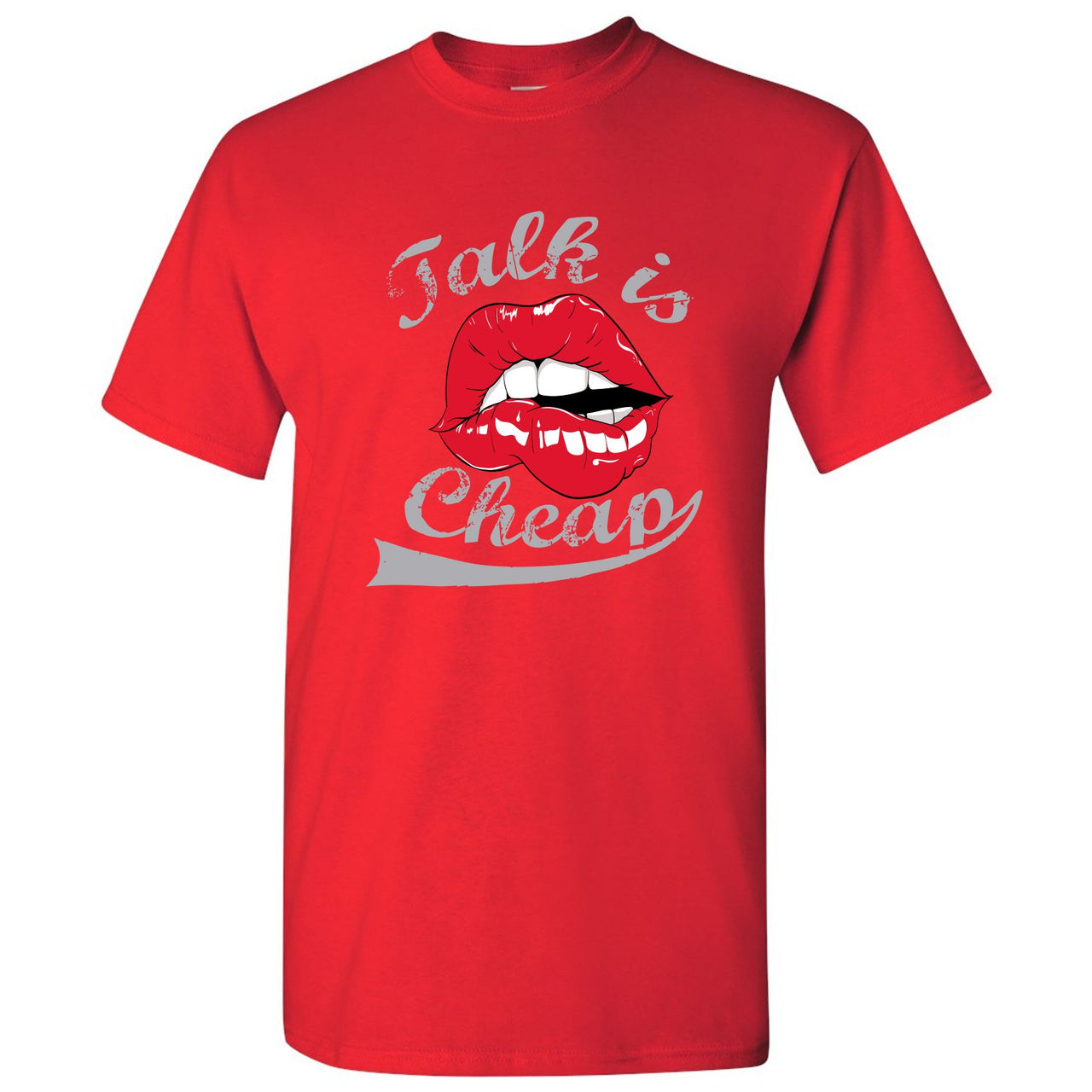 Reflections of a Champion 8s T Shirt | Talking Lips, Red