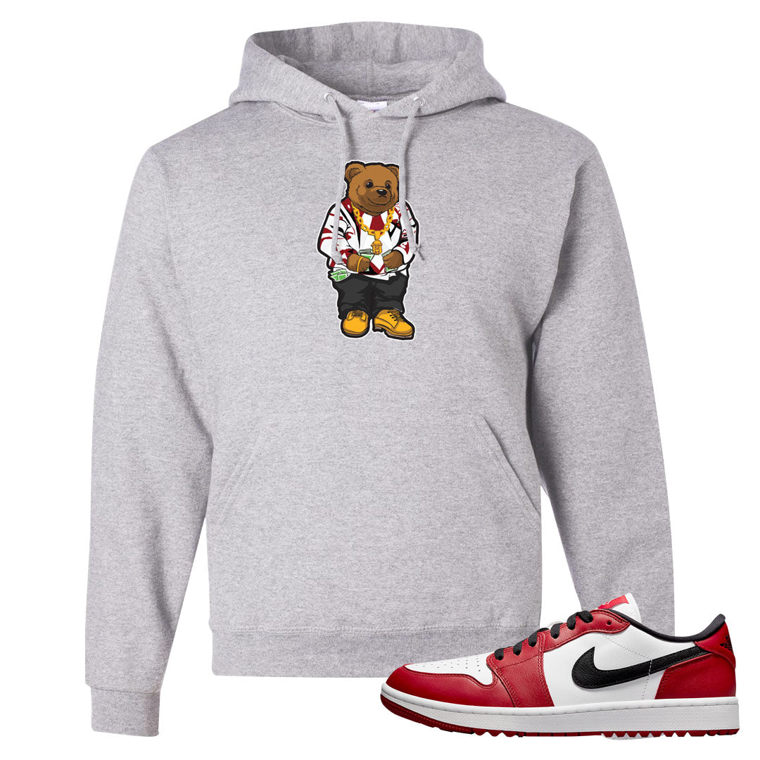Chicago Golf Low 1s Hoodie | Sweater Bear, Ash
