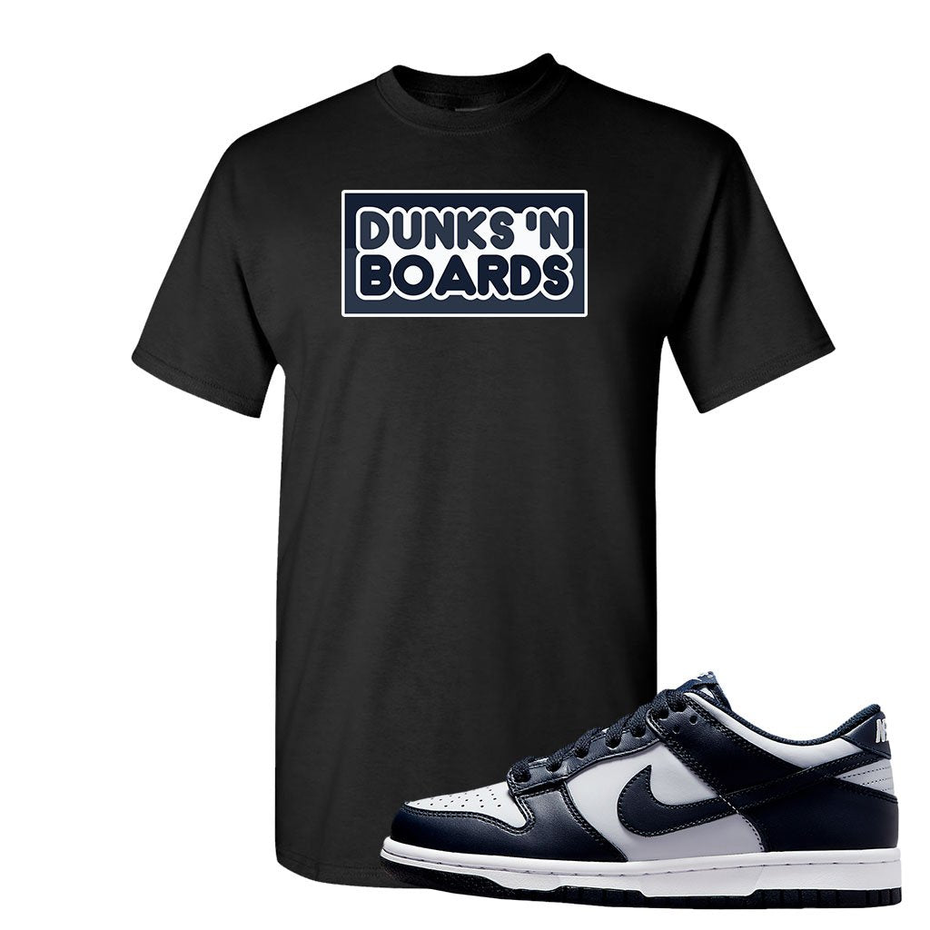 SB Dunk Low Georgetown T Shirt | Dunks N Boards, Black