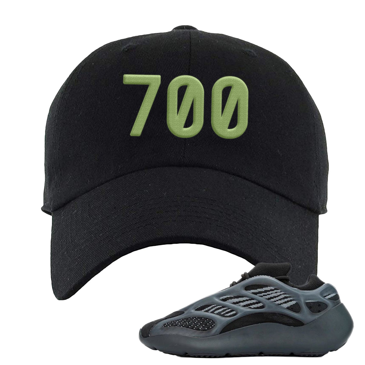 Alvah v3 700s Dad Hat | 700 Logo, Black
