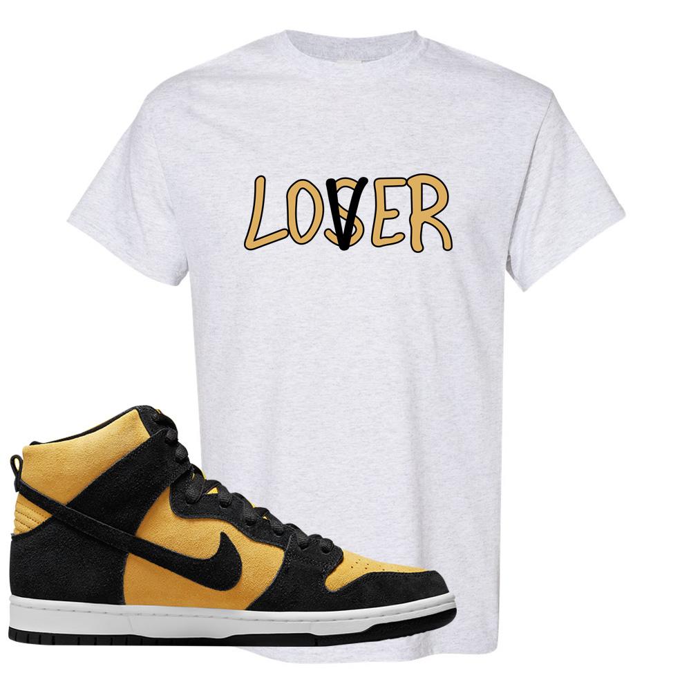 Reverse Goldenrod High Dunks T Shirt | Lover, Ash