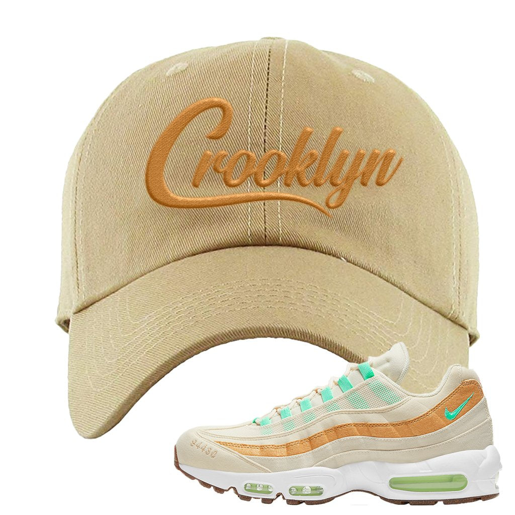 Happy Pineapple 95s Dad Hat | Crooklyn, Khaki