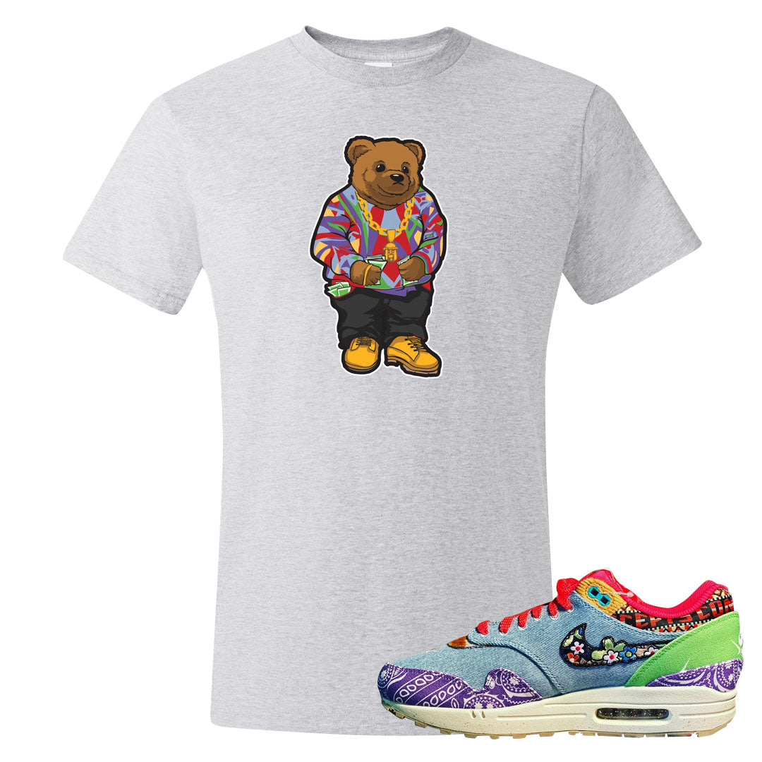 Bandana Paisley Max 1s T Shirt | Sweater Bear, Ash
