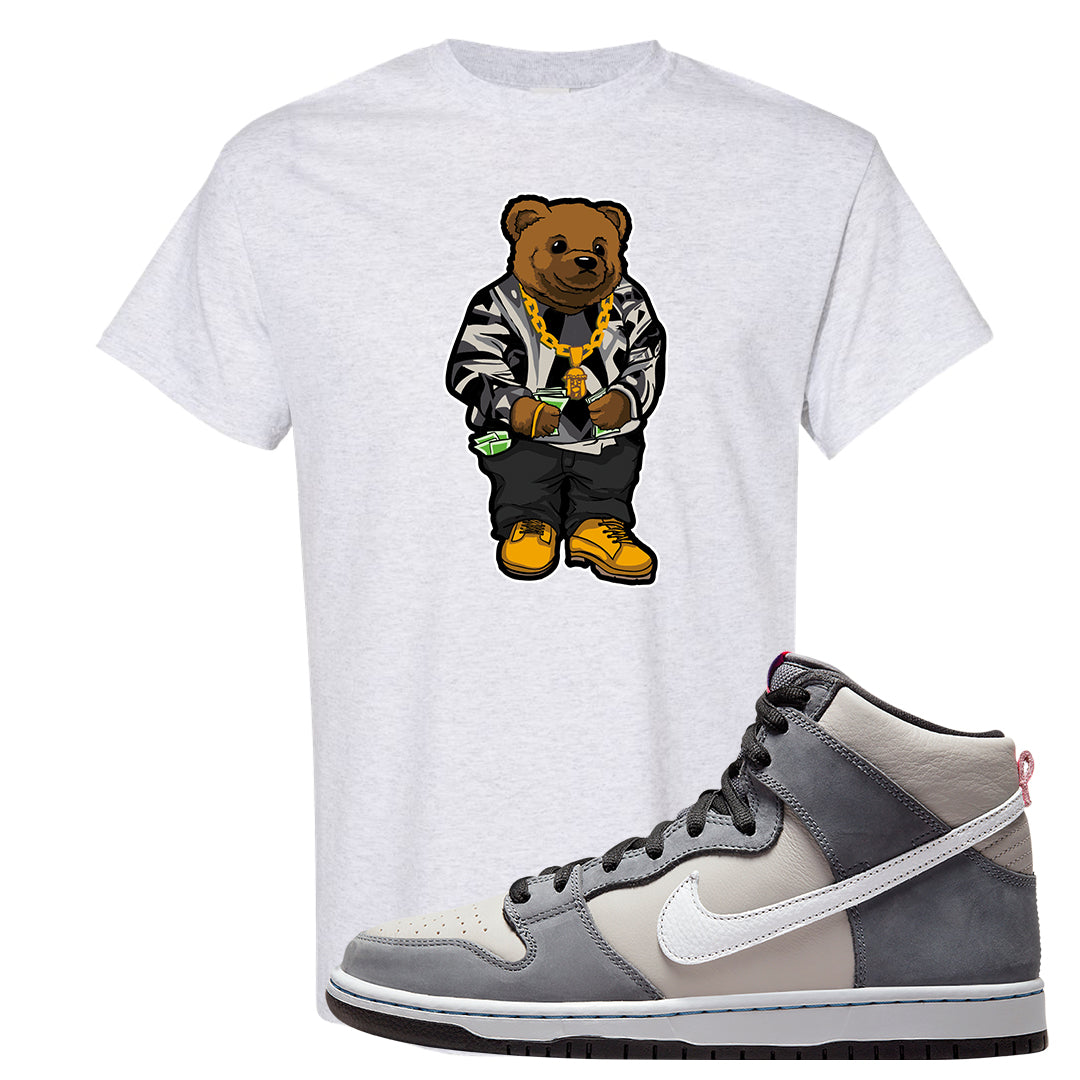 Medium Grey High Dunks T Shirt | Sweater Bear, Ash