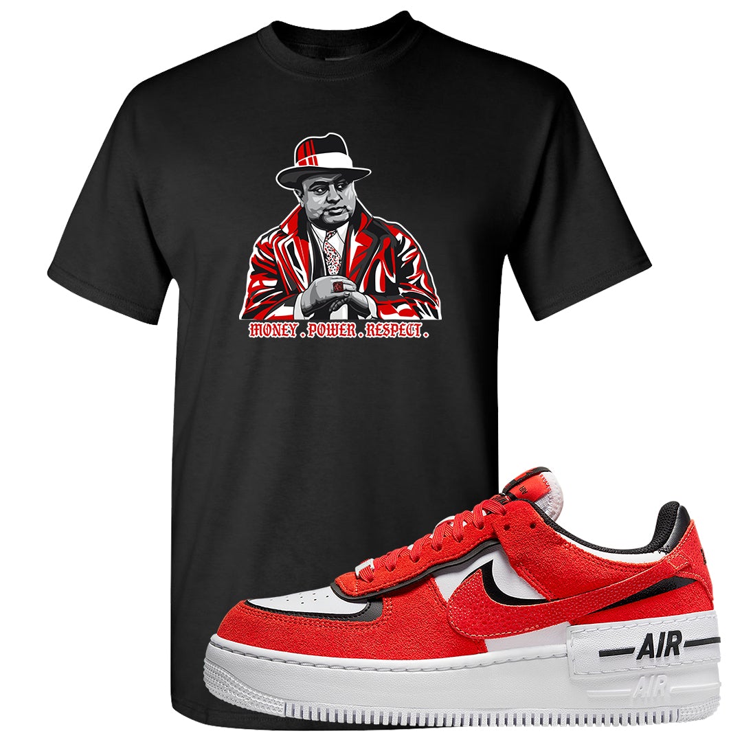 Shadow Chicago AF 1s T Shirt | Capone Illustration, Black