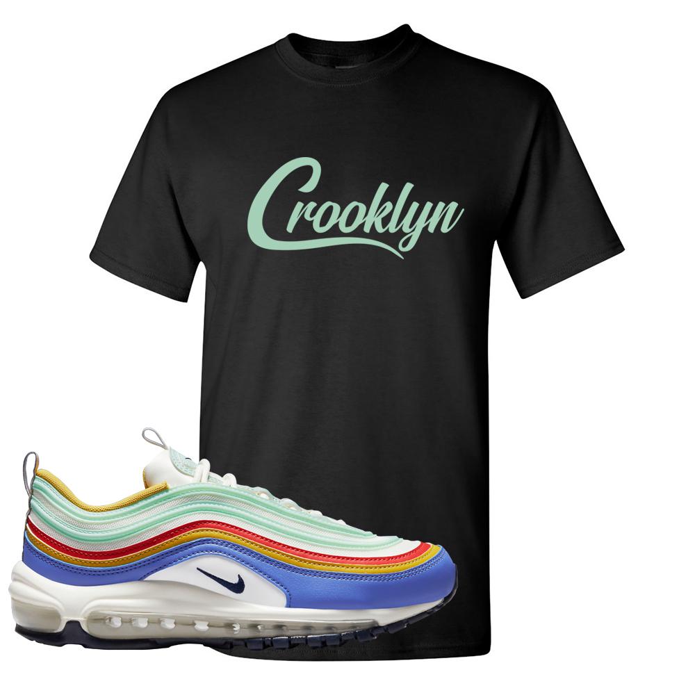 Multicolor 97s T Shirt | Crooklyn, Black