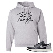 Shadow Golf Low 1s Hoodie | Talk To Me Nice, Ash