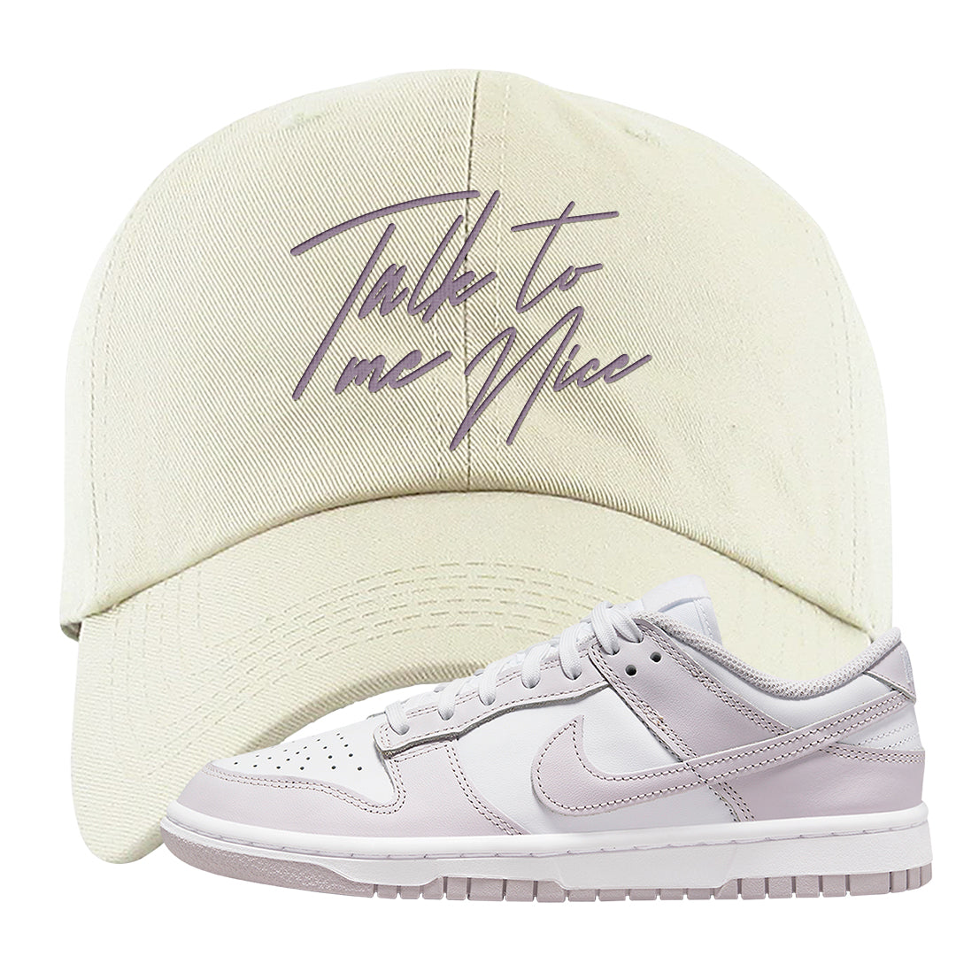 Venice Low Dunks Dad Hat | Talk To Me Nice, White