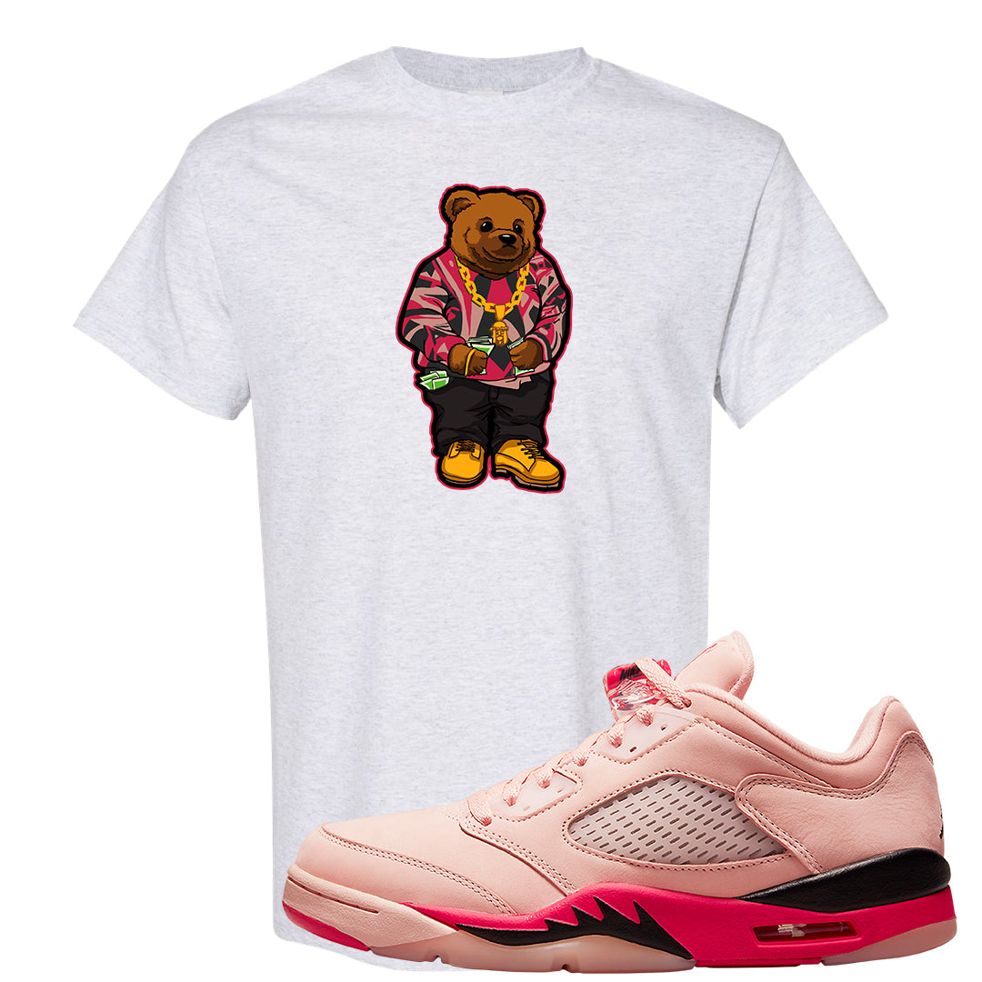 Arctic Pink Low 5s T Shirt | Sweater Bear, Ash