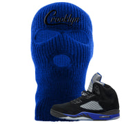 Racer Blue 5s Ski Mask | Crooklyn, Royal