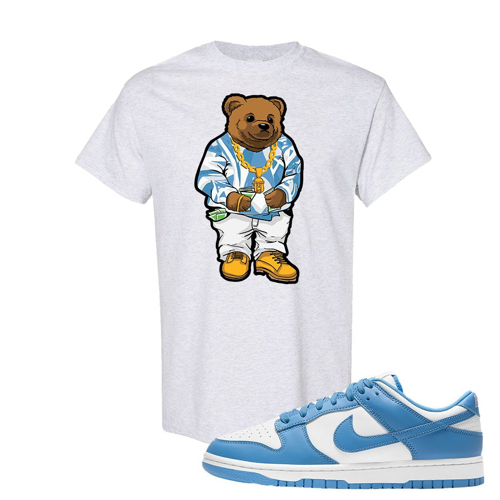 SB Dunk Low University Blue T Shirt | Sweater Bear, Ash
