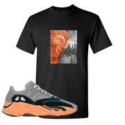 Wash Orange 700s T Shirt | Miguel, Black