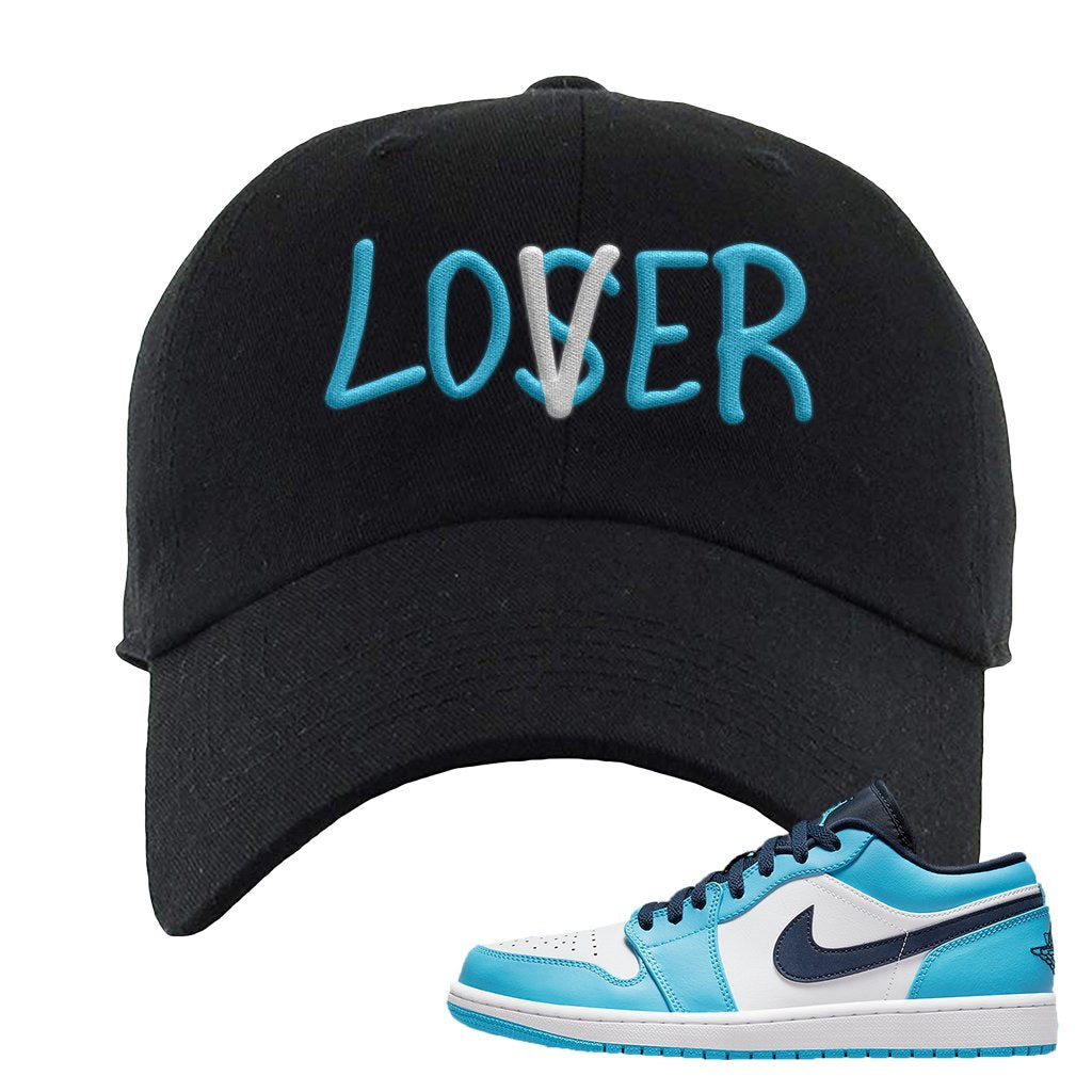 Air Jordan 1 Low UNC Dad Hat | Lover, Black