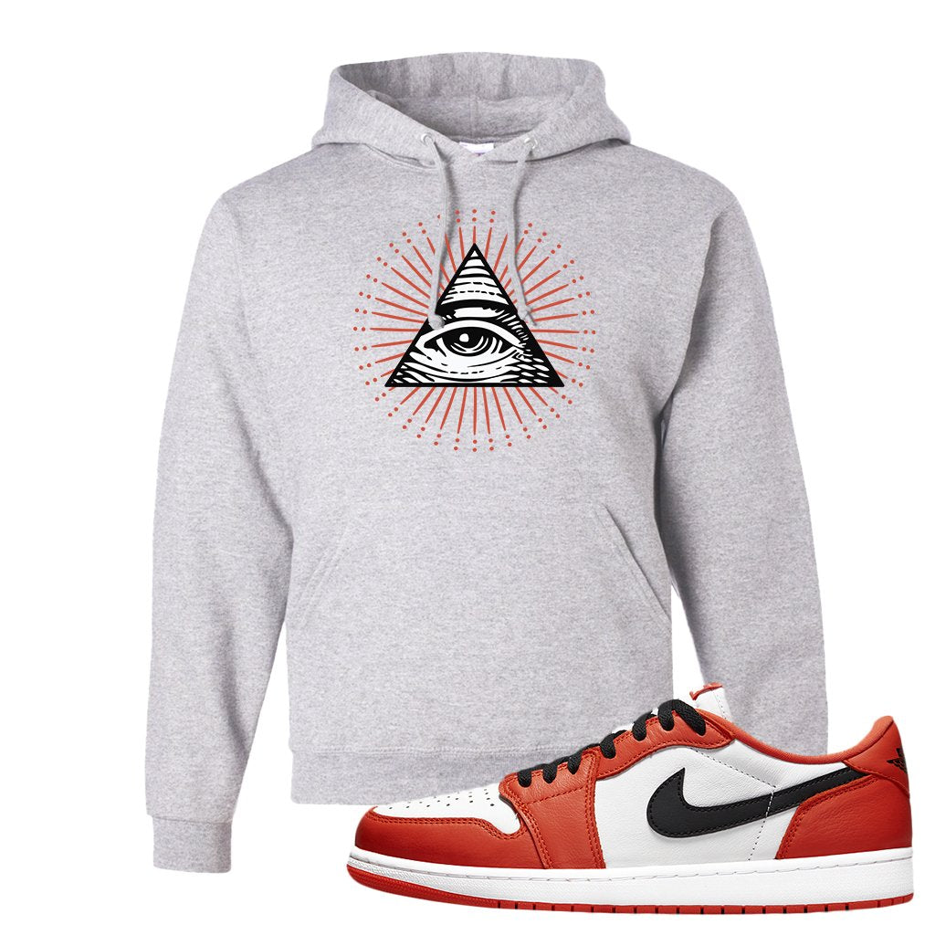 Starfish OG Low 1s Hoodie | All Seeing Eye, Ash