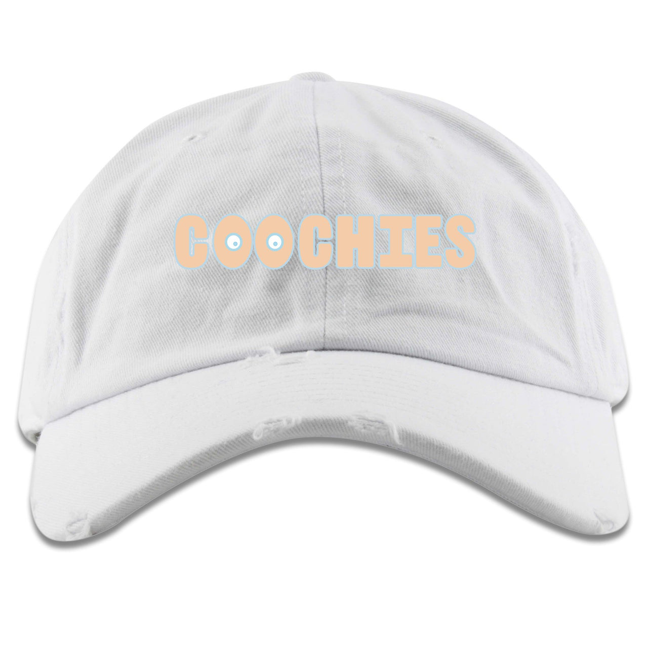 Hyperspace 350s Distressed Dad Hat | Coochies, White