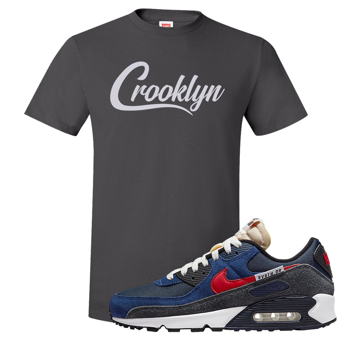 AMRC 90s T Shirt | Crooklyn, Smoke Grey