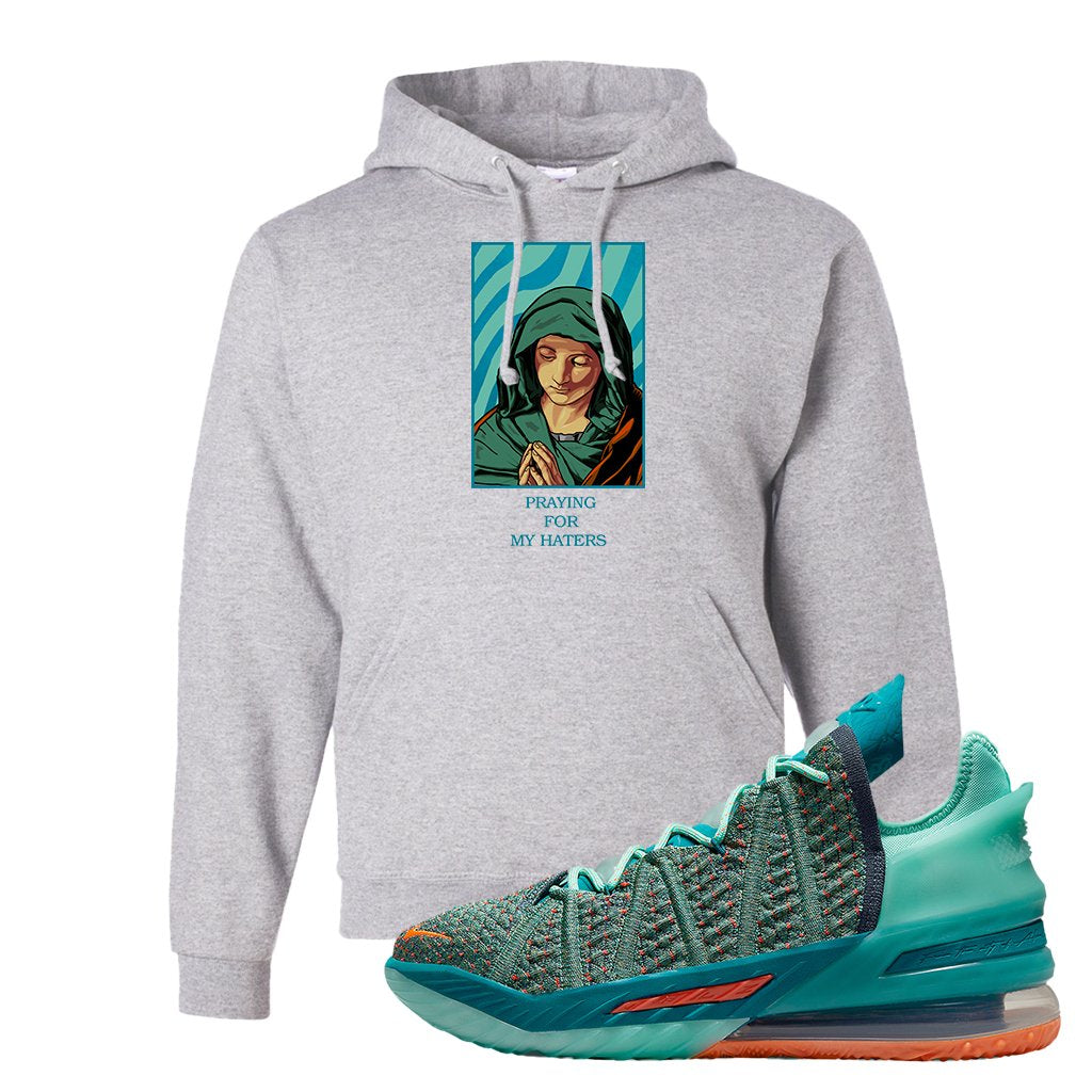 Lebron 18 We Are Family Hoodie | God Told Me, Ash