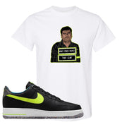 Air Force 1 Low Volt Grind T Shirt | El Chapo Illustration, White