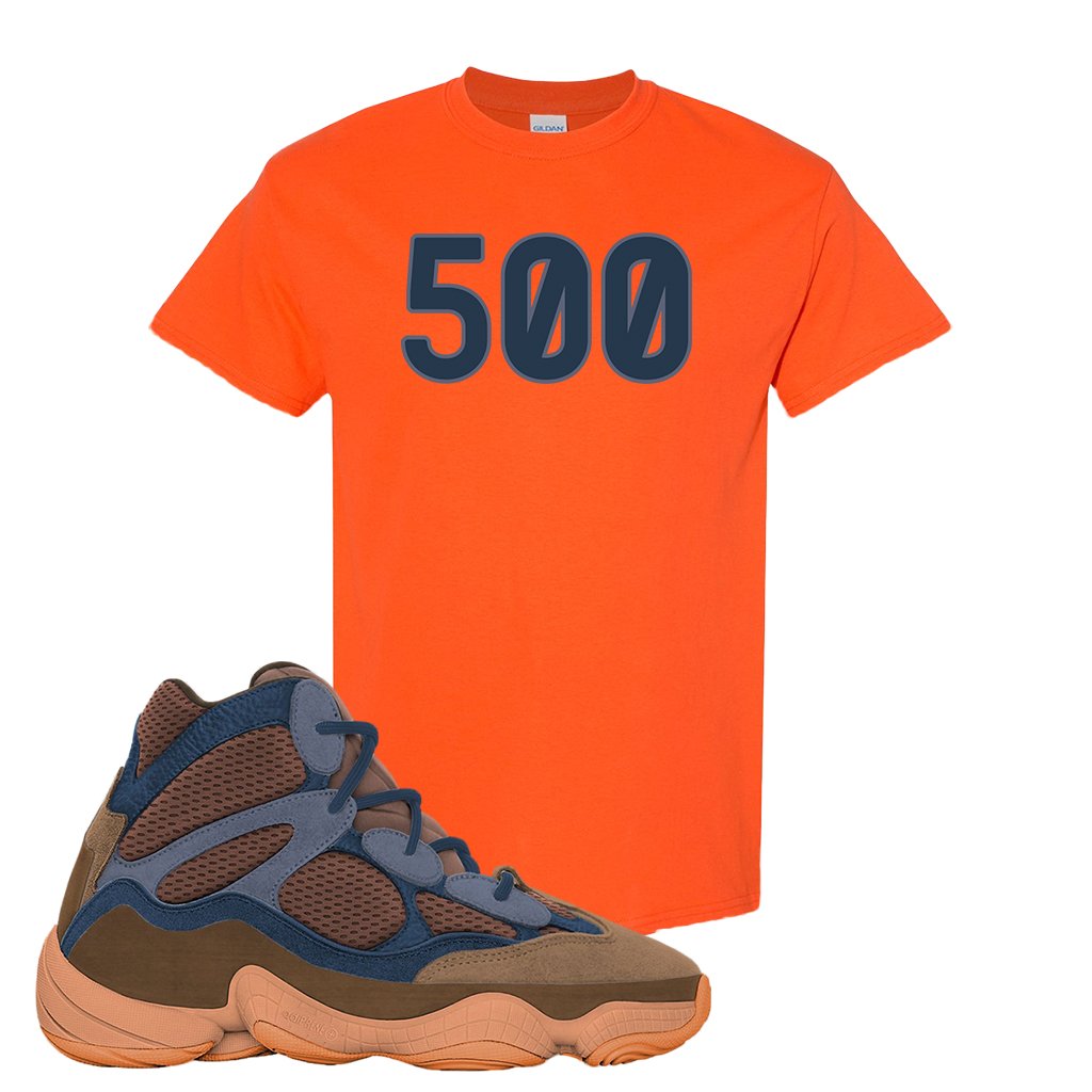 Yeezy 500 High Tactile T Shirt | 500, Orange
