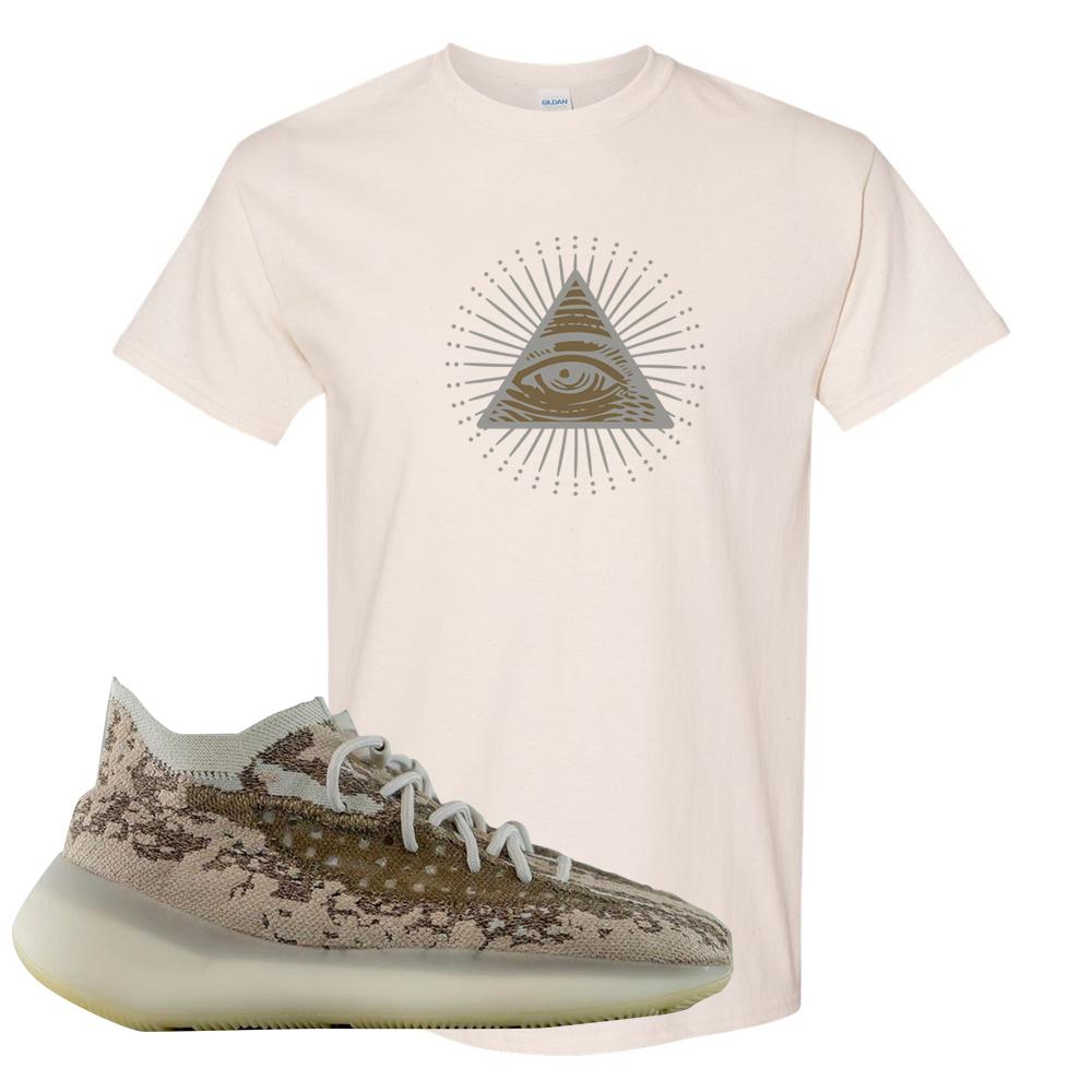 Stone Salt 380s T Shirt | All Seeing Eye, Natural