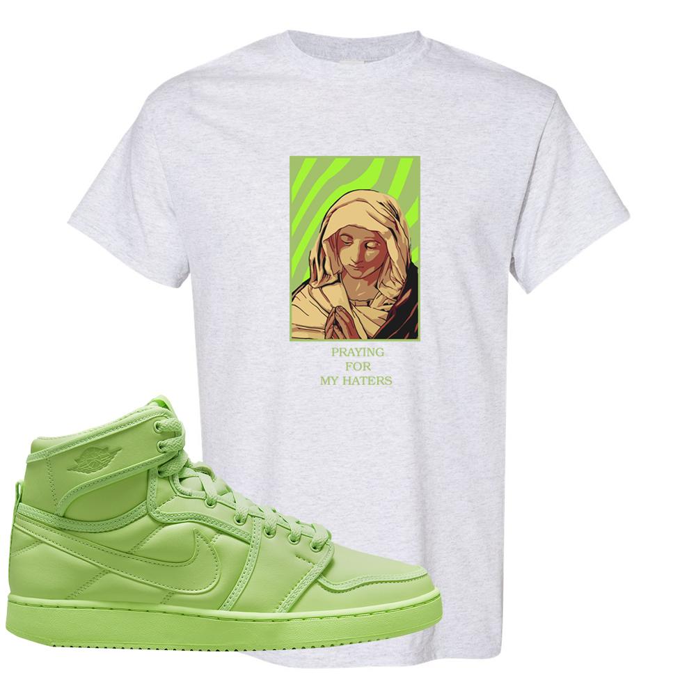 Neon Green KO 1s T Shirt | God Told Me, Ash