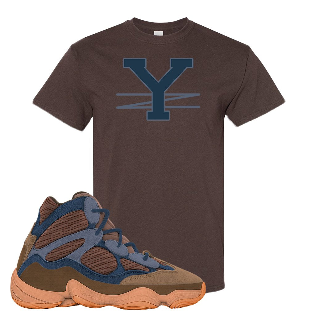 Yeezy 500 High Tactile T Shirt | YZ, Chocolate