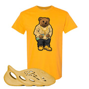 Yeezy Foam Runner Ochre T Shirt | Sweater Bear, Gold