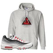 Comet 95s Hoodie | All Seeing Eye, Ash