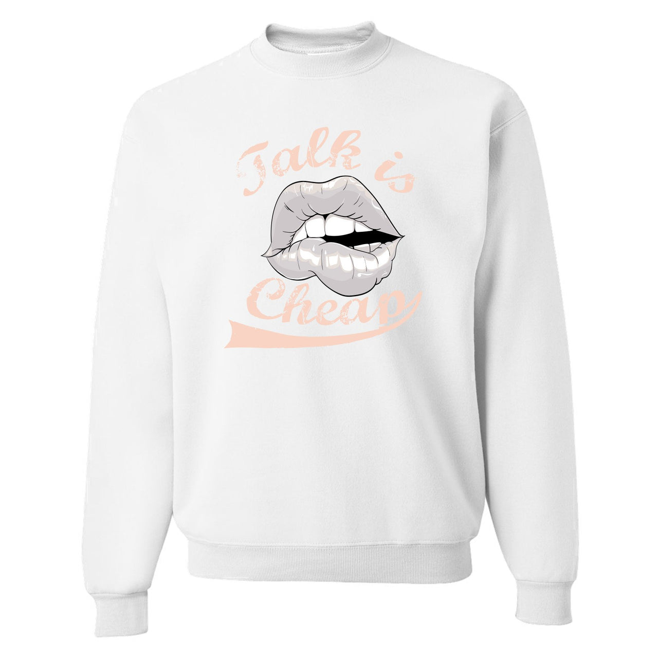 True Form v2 350s Crewneck Sweater | Talking Lips, White