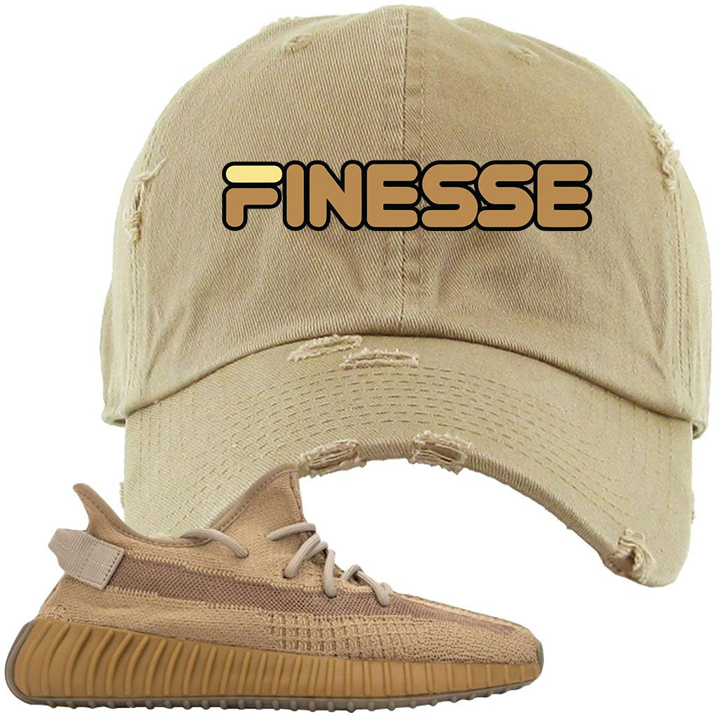 Earth v2 350s Distressed Dad Hat | Finesse, Khaki
