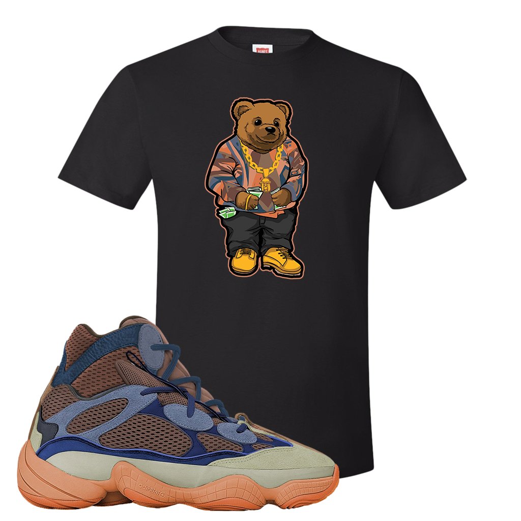 Yeezy 500 High Tactile T Shirt | Sweater Bear, Black