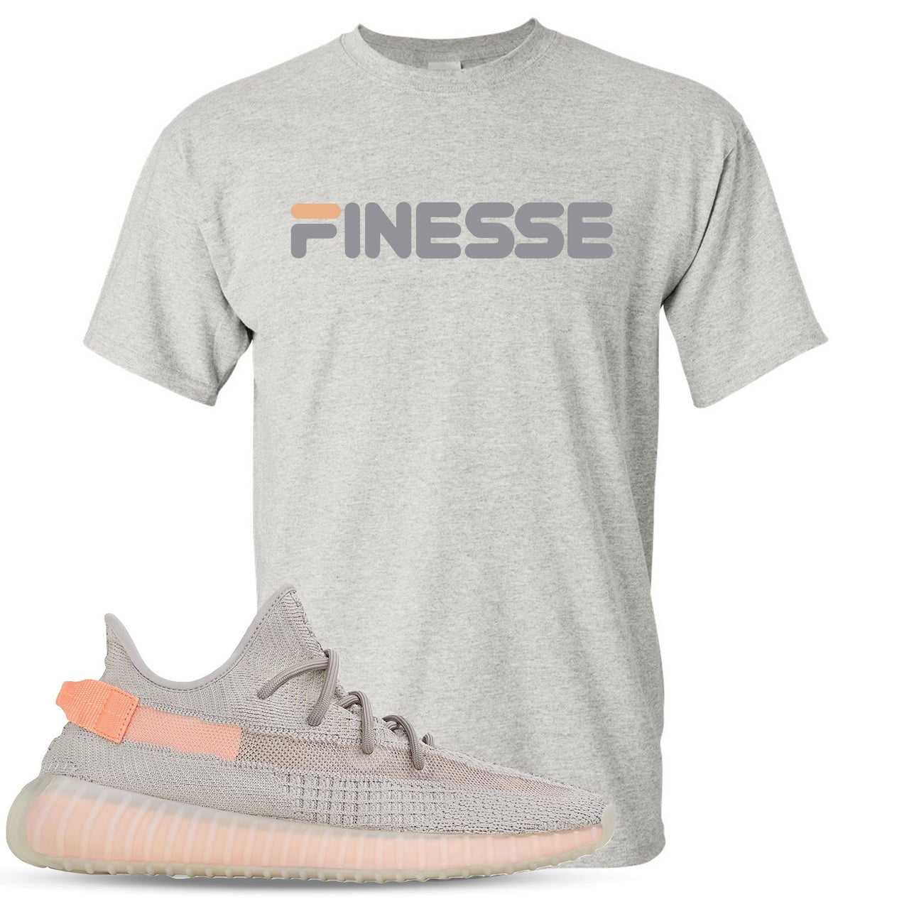 True Form v2 350s T Shirt | Finesse, Heathered Sports Gray