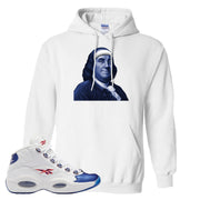 Blue Toe Question Mids Hoodie | Franklin Headband, White