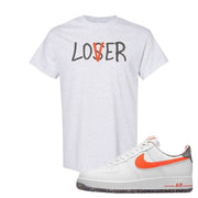 Air Force 1 Low Crimson Grind Rubber T Shirt | Lover, Ash