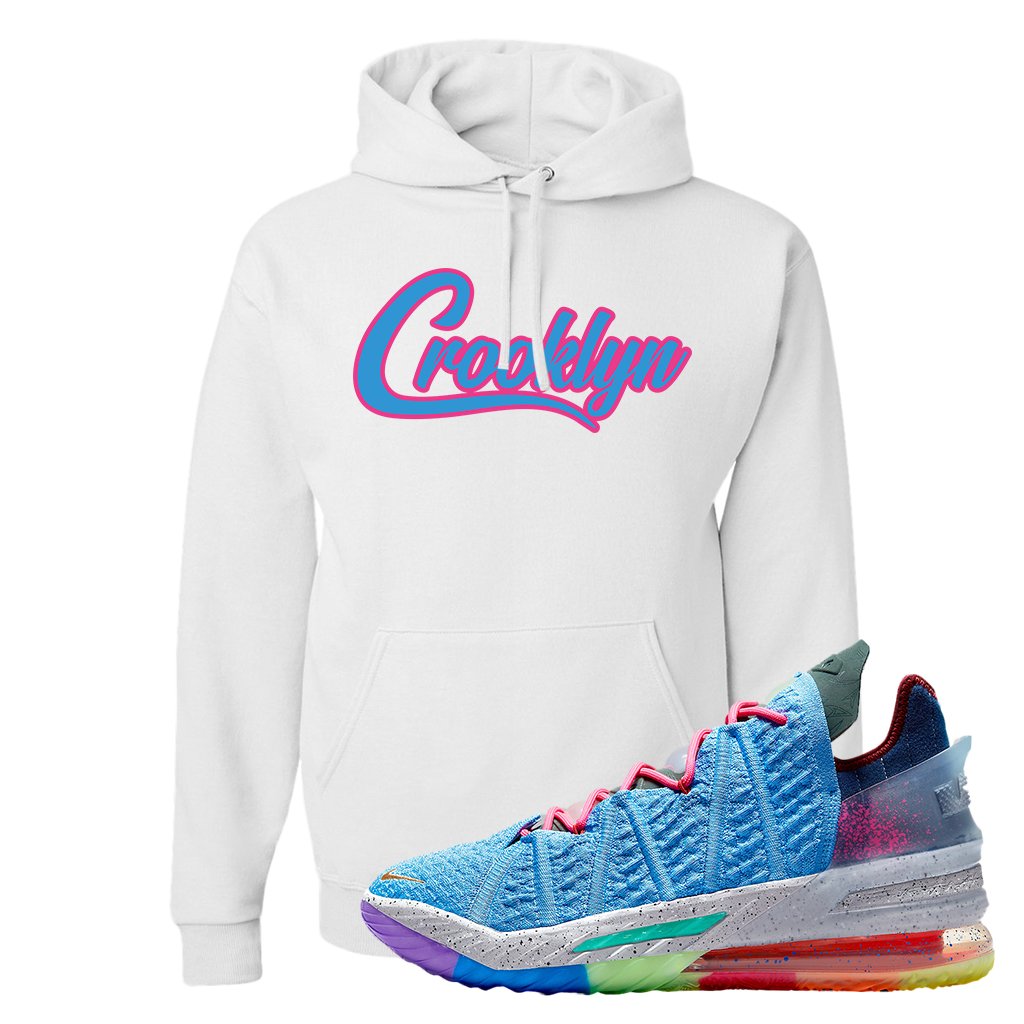 Lebron 18 Best 1-9 Hoodie | Crooklyn, White