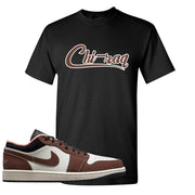 Mocha Low 1s T Shirt | Chiraq, Black