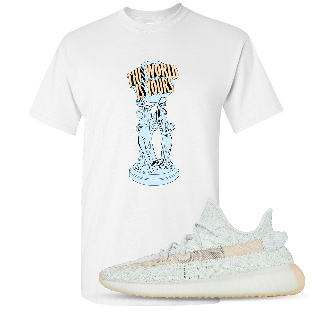 Hyperspace 350s T Shirt | The World Is Yours, White