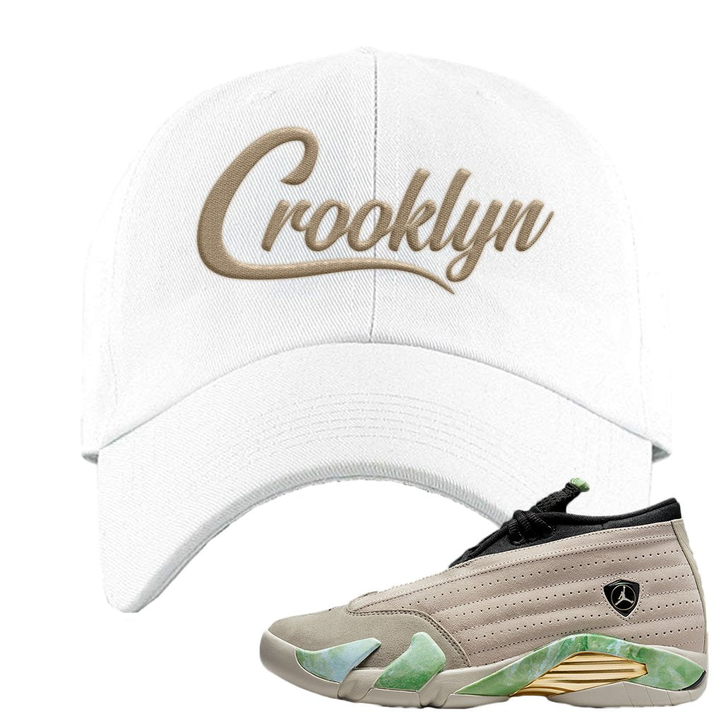 Fortune Low 14s Dad Hat | Crooklyn, White