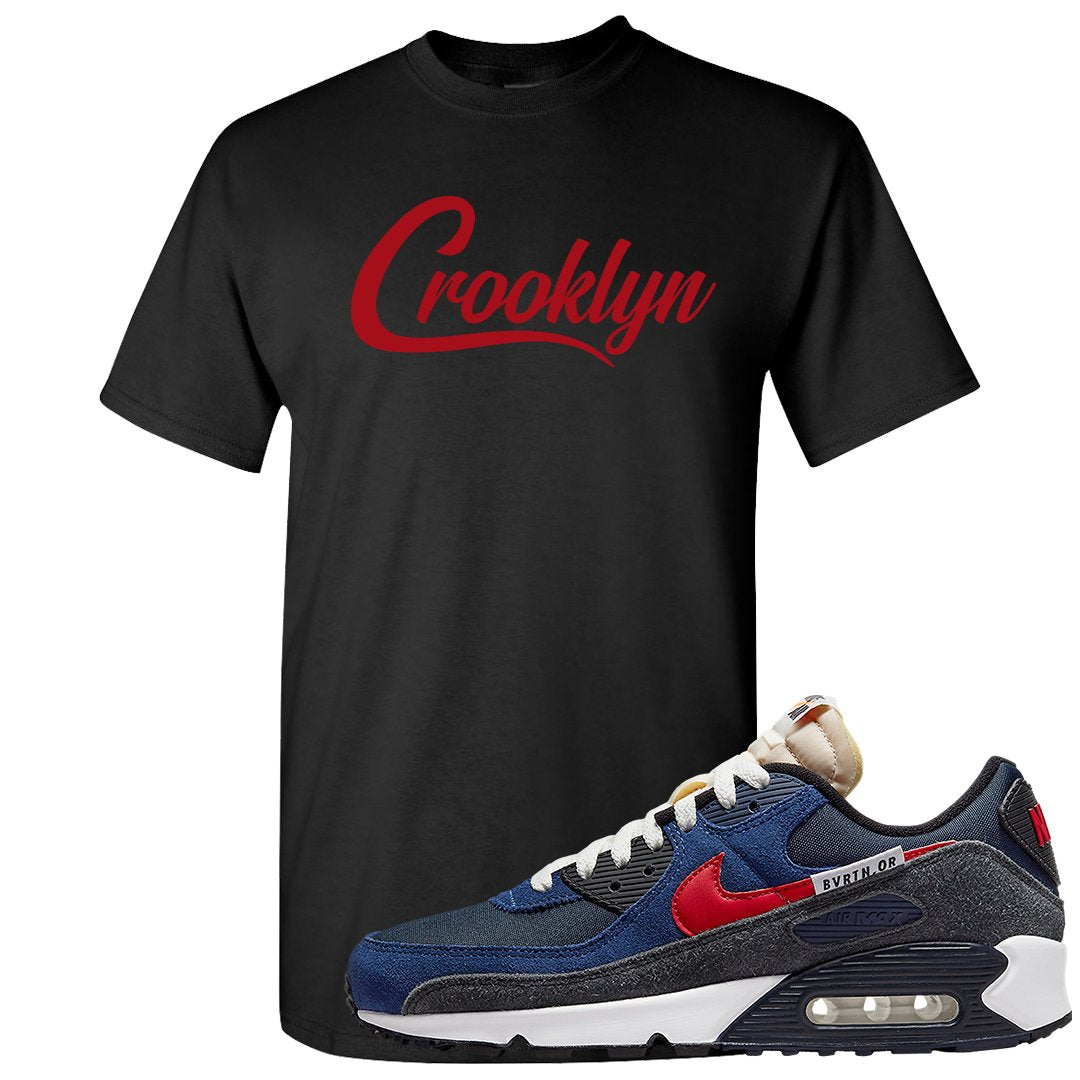 AMRC 90s T Shirt | Crooklyn, Black