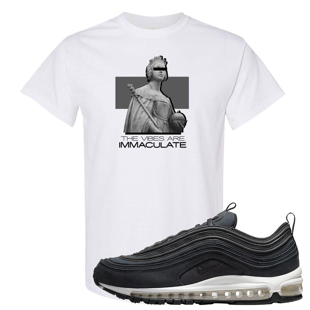 Black Off Noir 97s T Shirt | The Vibes Are Immaculate, White